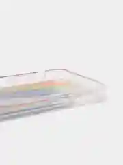 Коричневый чехол iPhone X / Xs силиконовый переливающийся жидкий с блестками