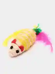 Лимонный игрушка для кошек дразнилка мышь плетёная ,собак и животных