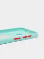 Бирюзовый чехол Samsung Galaxy A20 / A30, Галакси А20 / А30 пластиковый матовый с цветными кнопками