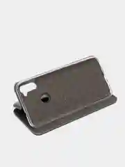 Серебряный чехол книжка на Samsung Galaxy A11 / M11 / Самсунг Гэлэкси А11 / М11