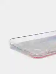Терракотовый чехол iPhone X / Xs силиконовый переливающийся жидкий с блестками