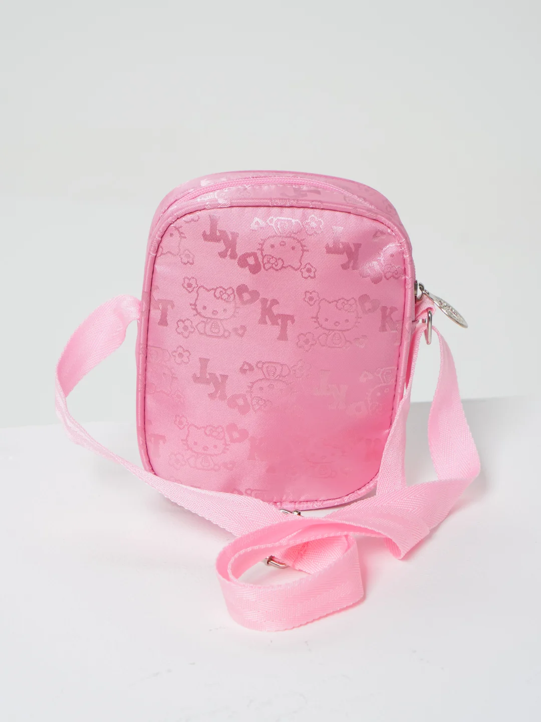 Сумка блестящая через плечо Hello Kitty десткая