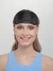 Маска для сна и путешествий с носоупором, черная