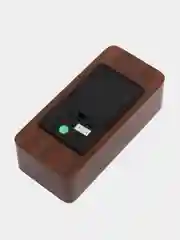 Бежевый часы настольные с термометром VST-862