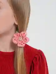 Коралловый меланж кружевные резинки для волос/Детские резинки для волос/Резинки для волос для девочек
