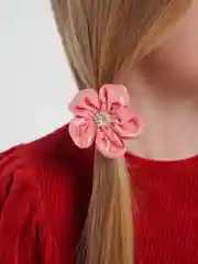 Коралловый меланж кружевные резинки для волос/Детские резинки для волос/Резинки для волос для девочек