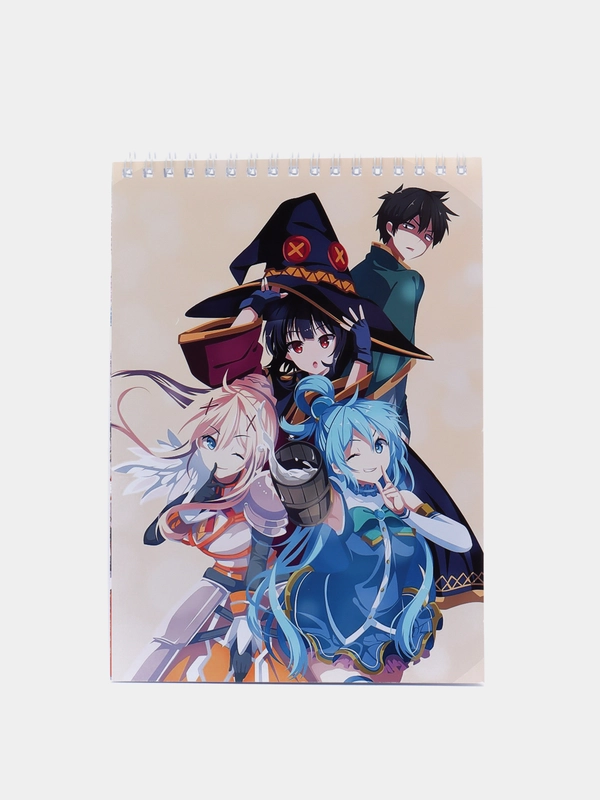 Скетчбук по аниме "Богиня благословляет этот прекрасный мир! KonoSuba"