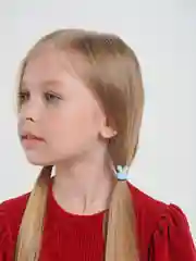 Синий детские резинки с пластиковой вставкой, 2 штуки