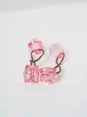 Розовый детские резиночки для волос с крупными кристаллами/Аксесуары для волос для девочек