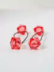 Коралловый детские резиночки для волос с крупными кристаллами/Аксесуары для волос для девочек