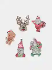 Багровый новогодняя игрушка "Алмазная мозаика"