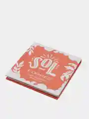 Коралловый меланж тени - глиттер для век 9 оттенков Ever Beauty