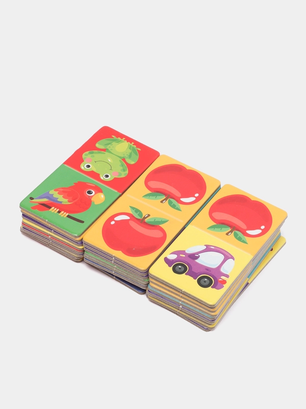 Детская настольная игра Домино "Животные, игрушки"
