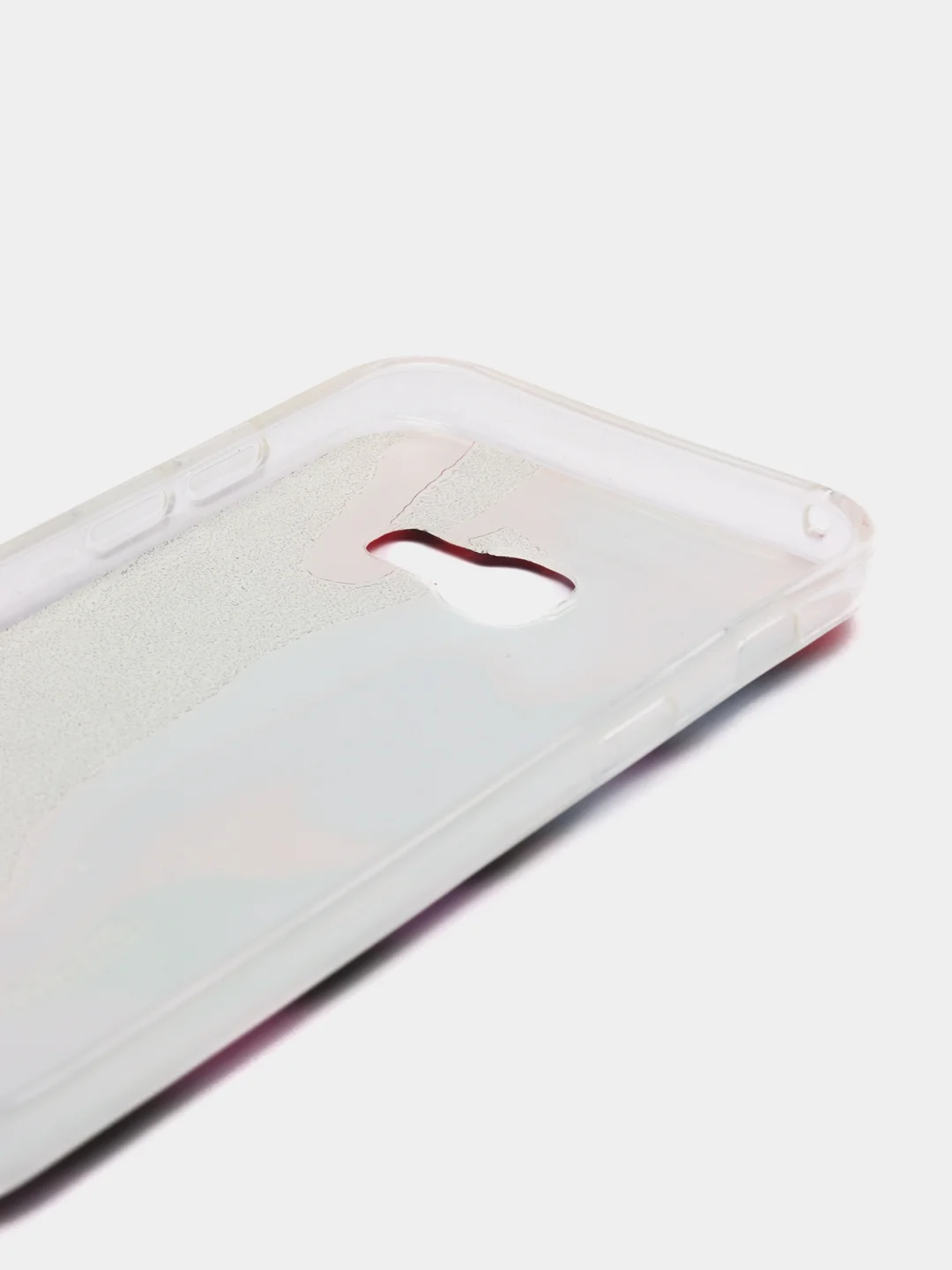 Пурпурный чехол Samsung Galaxy A3 2017 / SM-A320, Галакси А3 2017, силиконовый с мраморным рисунком