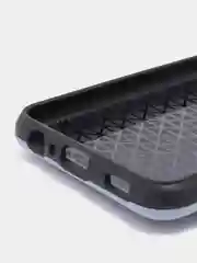 Серый чехол Samsung Galaxy A22 4G / M22 / M32, с металлическим кольцом-подставкой