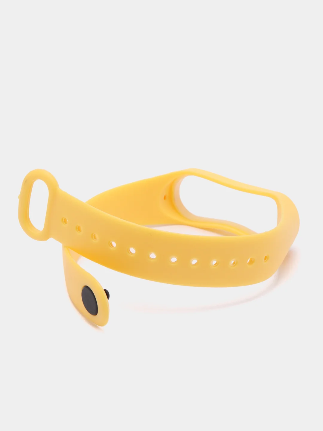 Желтый ремешок для фитнес браслета Xiaomi Mi Band 3/4