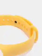 Желтый ремешок для фитнес браслета Xiaomi Mi Band 3/4