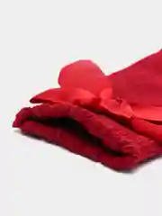 Бордовый длинные детские носки для девочек