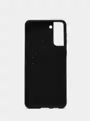 Черный чехол Samsung Galaxy S21+ / S21 Plus, Самсунг Галакси С21+ / С21 Плюс плетеный силиконовый