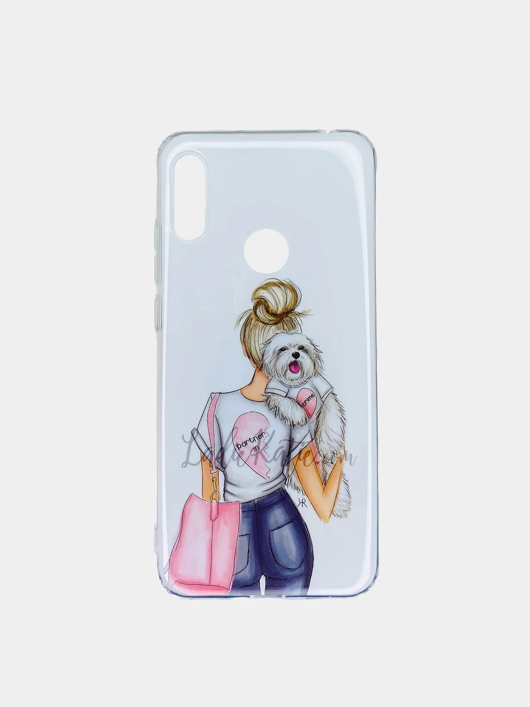 Алый чехол Honor 8A / 8A Prime / Huawei Y6 2019 / Y6 Prime 2019 / Y6s, Хонор 8А с рисунком