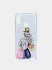 Алый чехол Honor 8A / 8A Prime / Huawei Y6 2019 / Y6 Prime 2019 / Y6s, Хонор 8А с рисунком