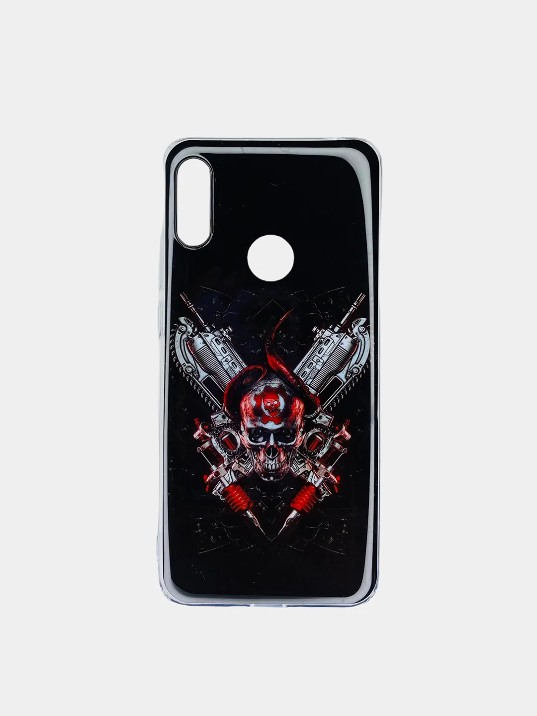 Тёмно-серый чехол Honor 8A / 8A Prime / Huawei Y6 2019 / Y6 Prime 2019 / Y6s, Хонор 8А с рисунком