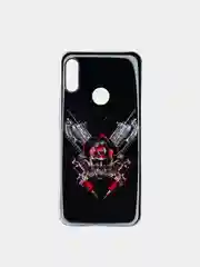 Тёмно-серый чехол Honor 8A / 8A Prime / Huawei Y6 2019 / Y6 Prime 2019 / Y6s, Хонор 8А с рисунком