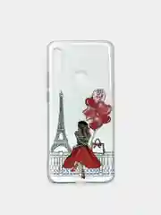 Алый чехол Honor 8A / 8A Prime / Huawei Y6 2019 / Y6 Prime 2019 / Y6s, Хонор 8А с рисунком