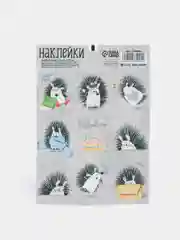 Серый наклейки, милые зверята