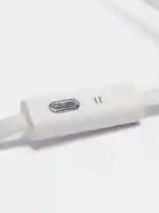 Белый наушники  проводные