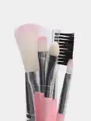 Кисти для макияжа 5 предметов розовые