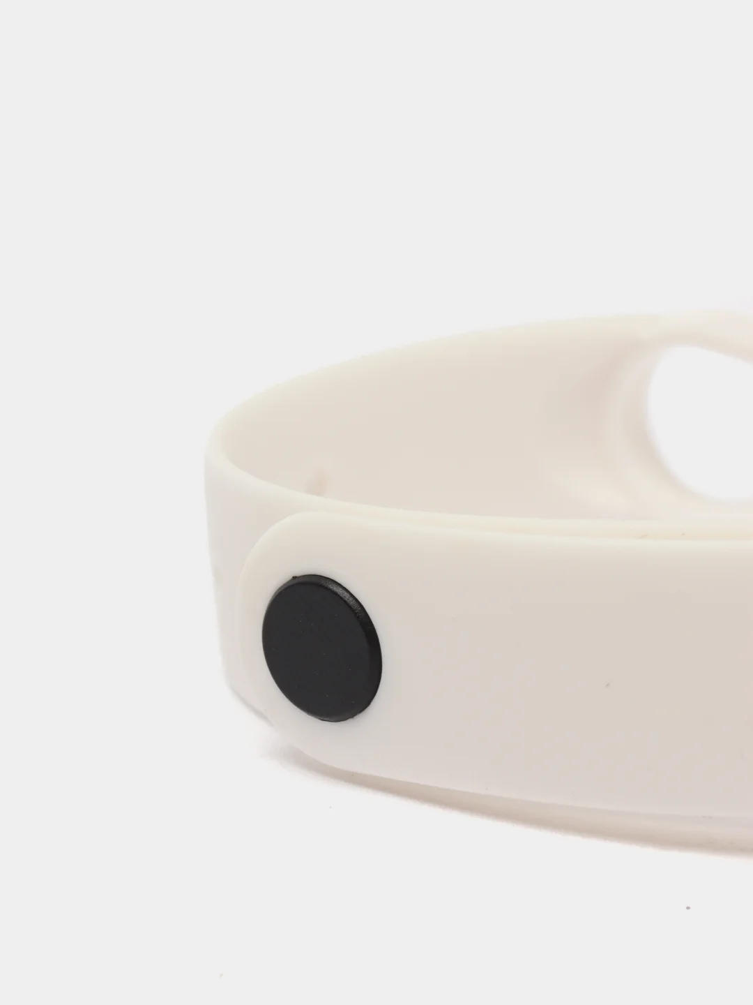 Белый силиконовый ремешок для Xiaomi Mi Band 5 / Mi Band 6, Сяоми Ми Банд 5 / Ми Банд 6