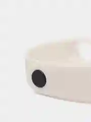 Белый силиконовый ремешок для Xiaomi Mi Band 5 / Mi Band 6, Сяоми Ми Банд 5 / Ми Банд 6