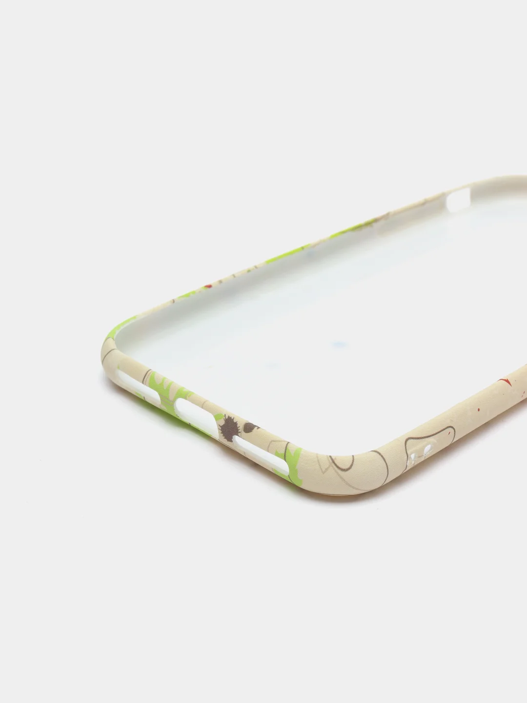 Бежевый меланж чехол для iPhone X/XS