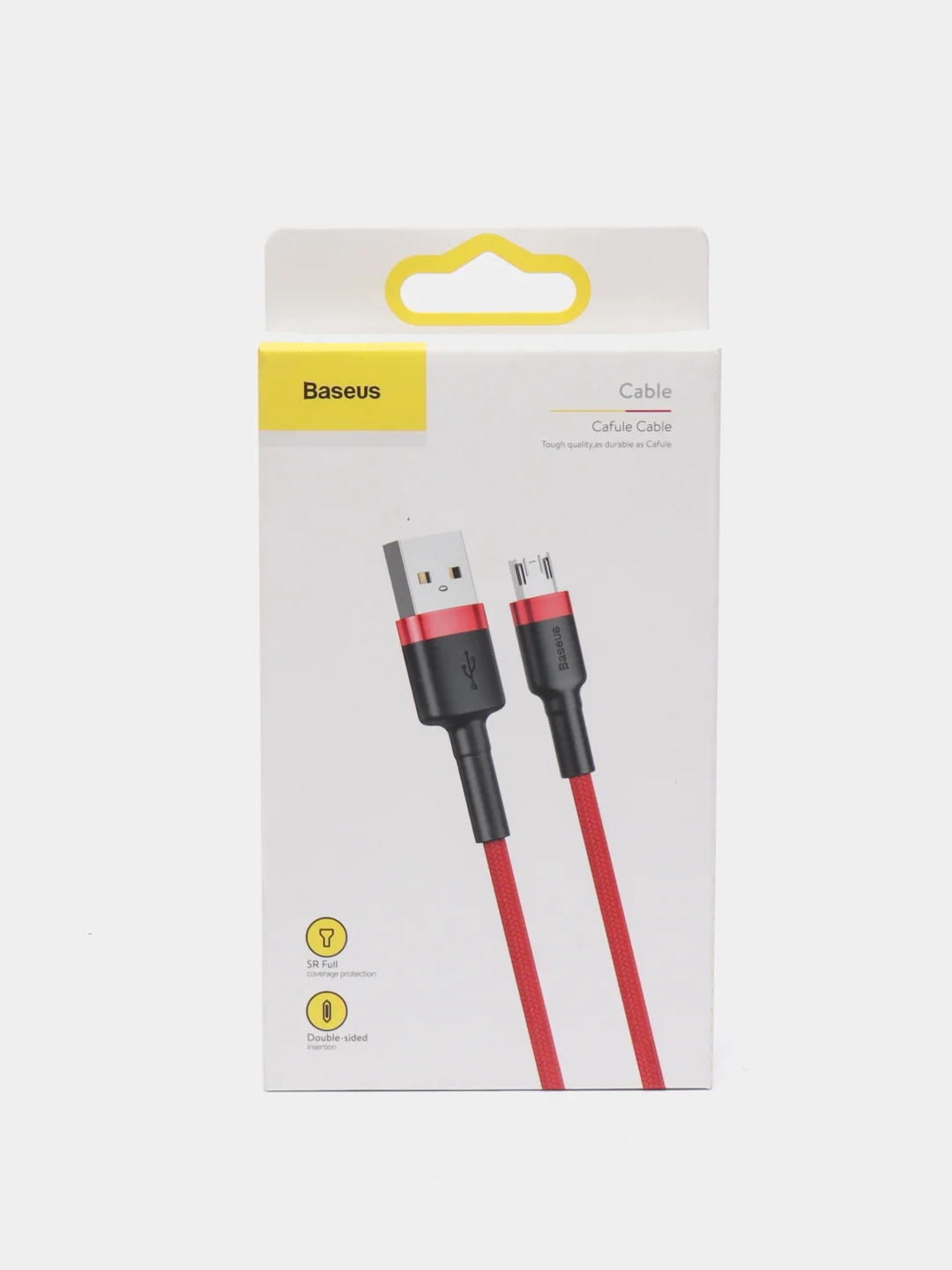 Багровый кабель Baseus Premium Cafule Cable (до 2.4A, USB/Micro-USB для Android)