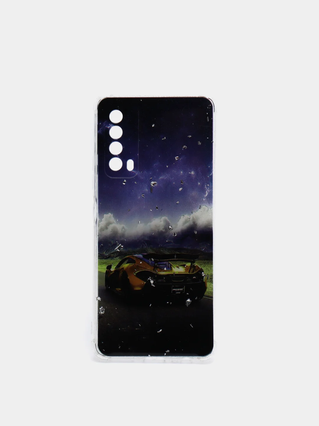 Индиго чехол Huawei P Smart 2021, Хуавей П Смарт 2021 силиконовый, с рисунком