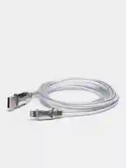 Серый usb-кабель BOROFONE BU12 для зарядки и передачи данных Lightning, индикатор с подсветкой