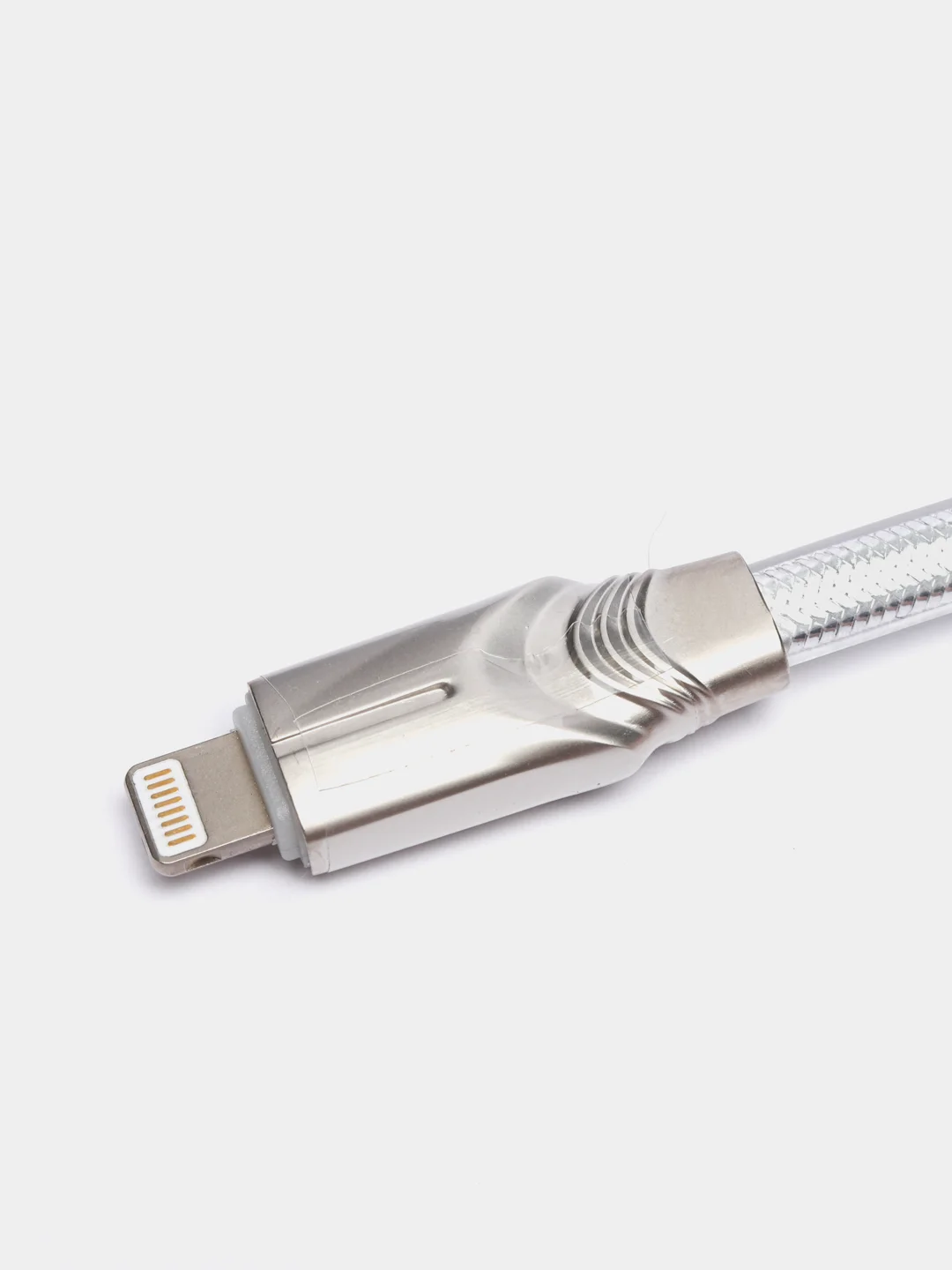 Серый usb-кабель BOROFONE BU12 для зарядки и передачи данных Lightning, индикатор с подсветкой
