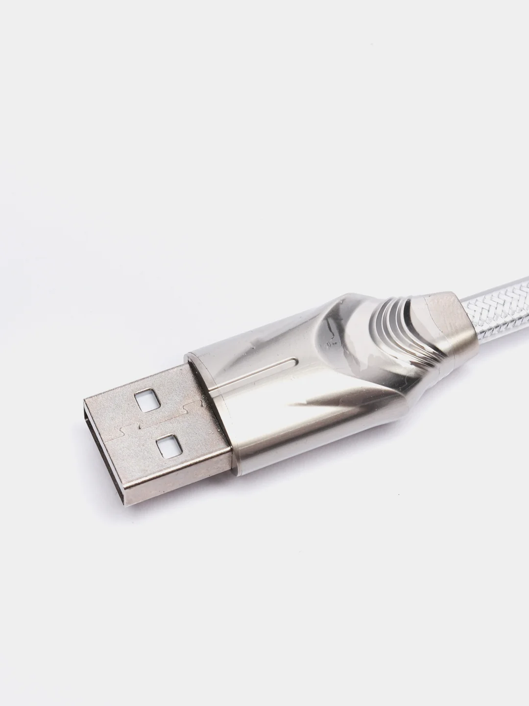 Серый usb-кабель BOROFONE BU12 для зарядки и передачи данных Lightning, индикатор с подсветкой