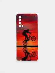 Коралловый чехол Huawei P Smart 2021, Хуавей П Смарт 2021 силиконовый, с рисунком