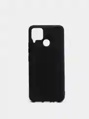Угольный чехол Realme C15 Реалми С15 черный силиконовый