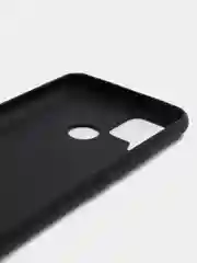 Угольный чехол Realme C15 Реалми С15 черный силиконовый