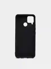 Угольный чехол Realme C15 Реалми С15 черный силиконовый