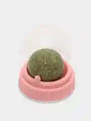 Розовый вращающийся леденец,мятный шарик для кошек, шар с кошачей мятой с креплением к поверхности
