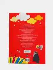 Красный большая активити книга с наклейками