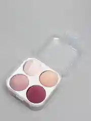 Розовый спонж для макияжа, 4 штуки, в кейсе