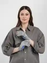 Перчатки садовые  х/б с ПВХ, 2 пары
