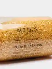 Желтый морская соль-шиммер для ванн Achilov, 12 видов, 300 г
