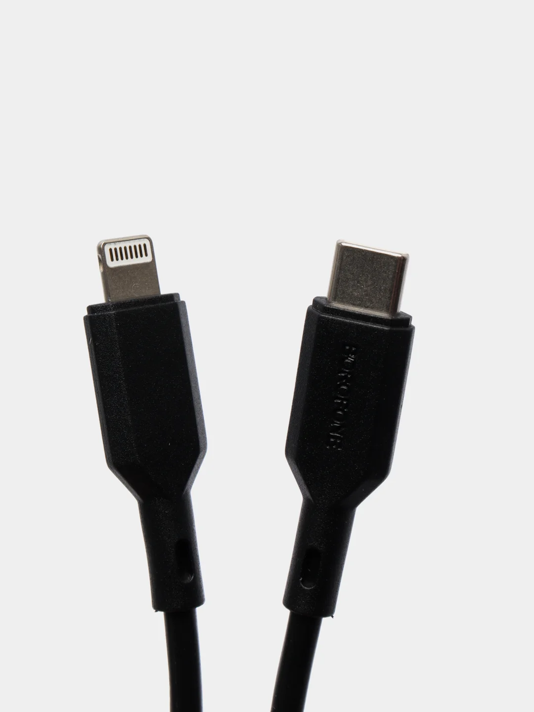 Черный кабель для зарядки Borofone BX70 для Type-C, Micro-USB, Lightning, 1 м