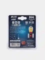 Галогенная лампа AVS ATLAS, 5000К, H4.12V.60, 55W, 2 штуки
